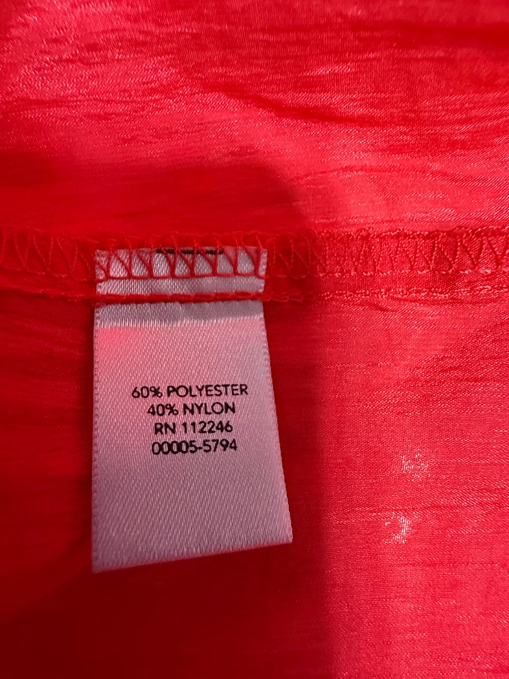 Christopher & Banks Red Ruffle Off-The-Shoulder Button Front Blouse Large - Picture 5 of 10
